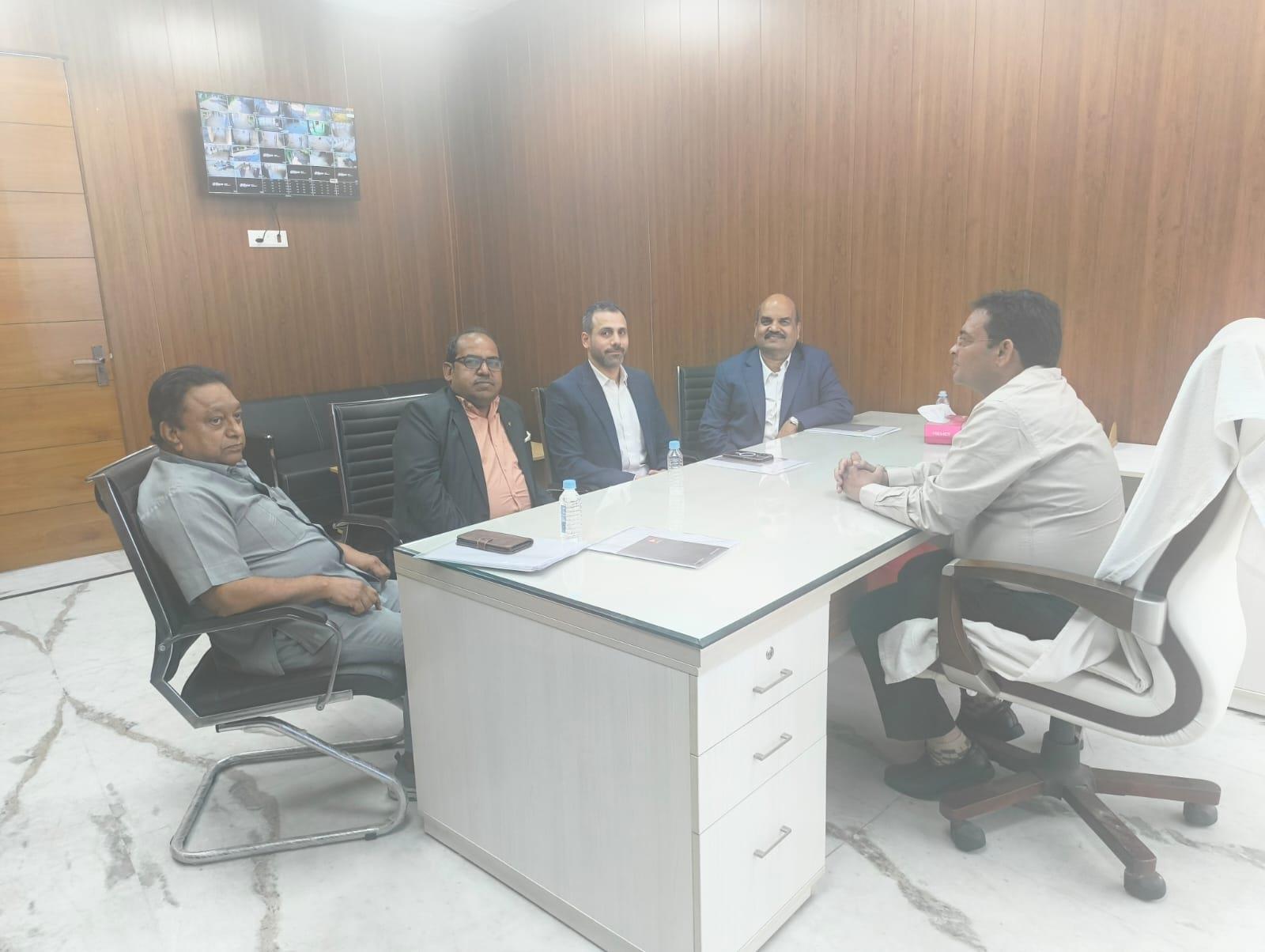 Meeting with the FlyDeal Airline officials at Haj House  Lucknow on 01st October 2026